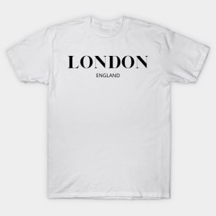 London, England, Minimalist Print T-Shirt